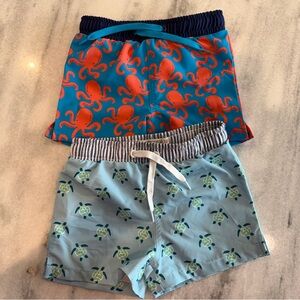 Baby Toddler Boy Swim Trunks Shorts 18m Adventurewear 360 Octopus & Turtles